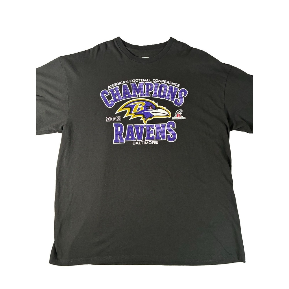 NWOT New Era Baltimore Ravens 2012 AFC Champions Graphic Tshirt. Men's Size 2XL